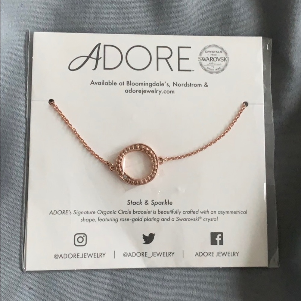 Adore Organic Circle Bracelet Ring